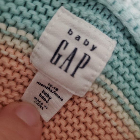 Striped Zip-Up Knit Hoodie with Ears - Picture 5 of 5